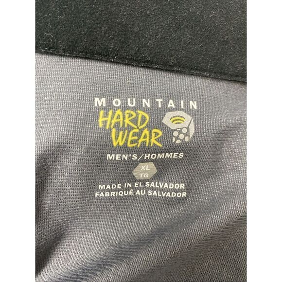 Mens Mountain Hardwear Softshell 1/4 Zip Pullover Windstopper Windbreaker XL - Picture 10 of 11